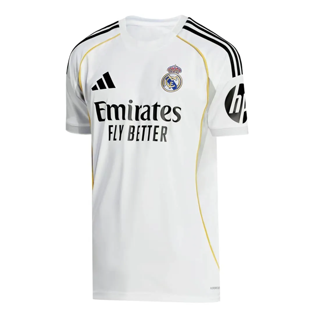 adidas - Men's Real Madrid 25/26 Home Jersey (JJ1931) No Resistance Wicking Performance Fabric