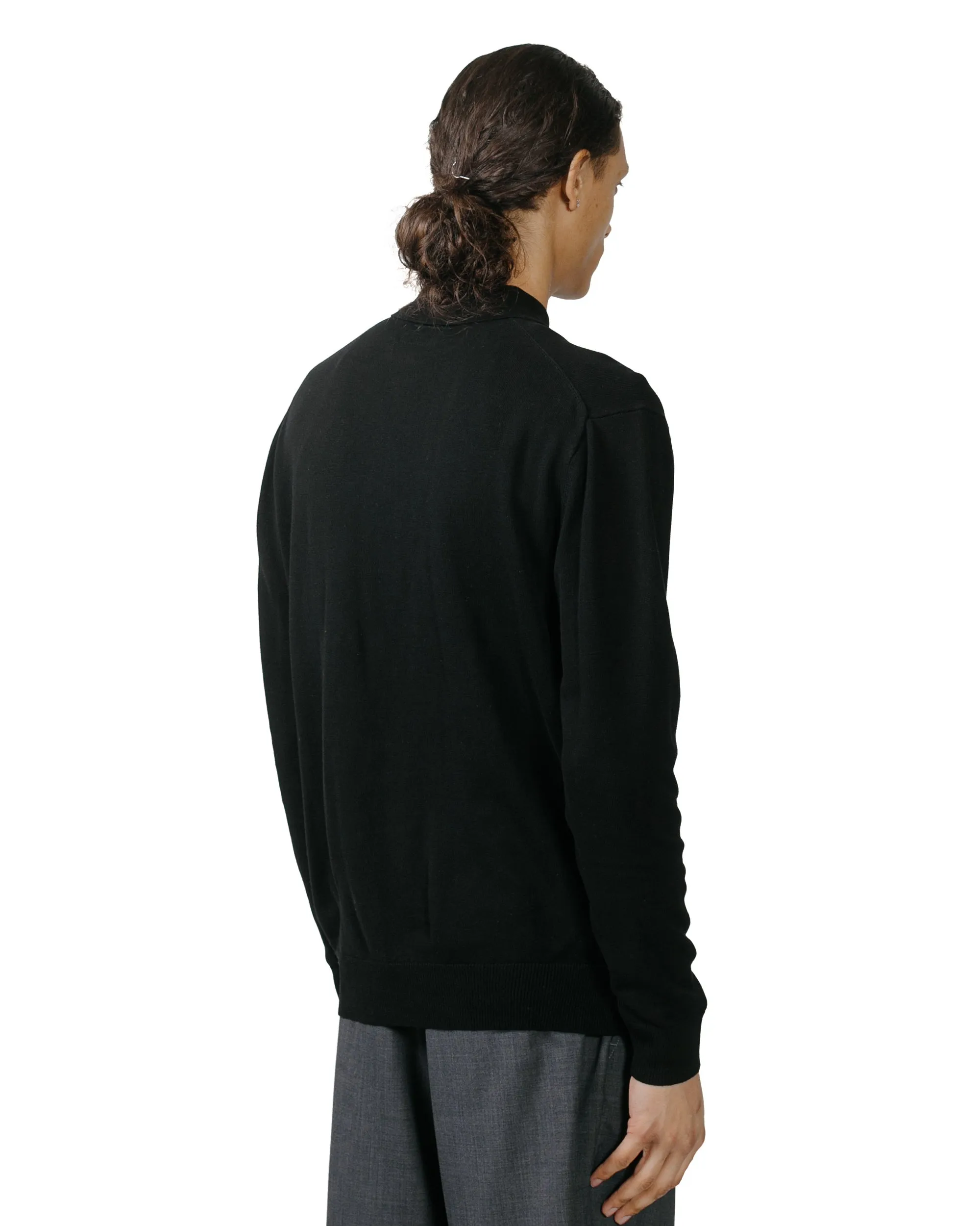 Beams Plus Knit Polo 12G Black Trendy Streetwear Brand Identity