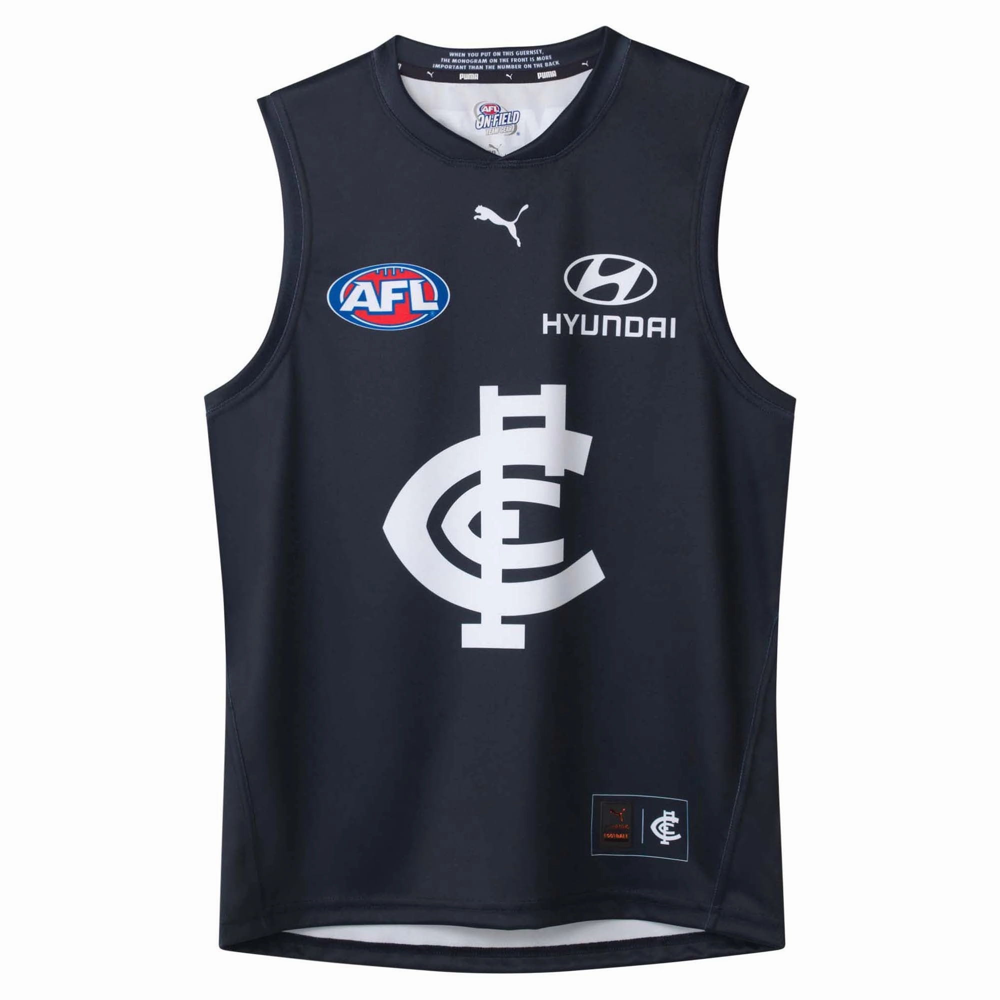 Men's AFL Carlton Blues Football Club 2025 Home Replica Jersey Game Ready
