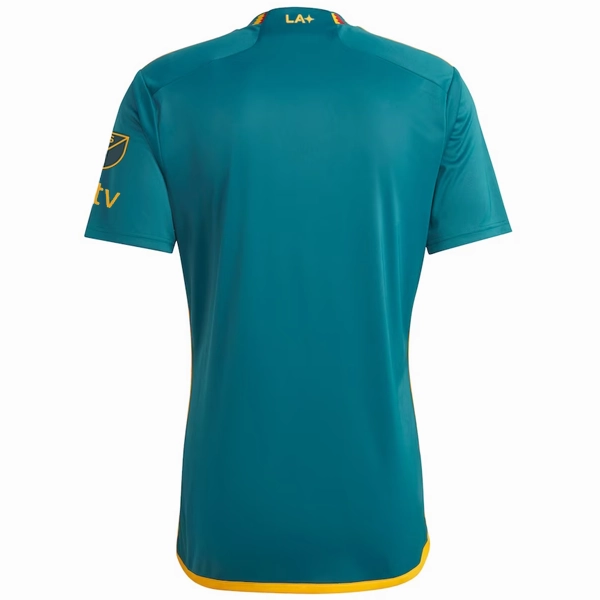 adidas LA Galaxy Away Stadium Jersey w/ MLS   Apple TV   Childhood Cancer Awareness Patch 23/24 (Green/Yellow) Raglan sleeves