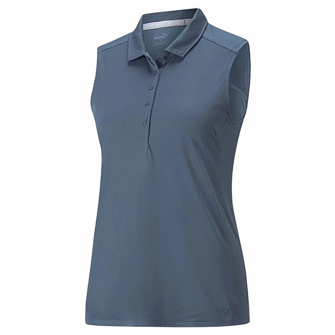 Puma - Women's Gamer Sleeveless Polo (532990 15) Run Control Ventilated Back Panels