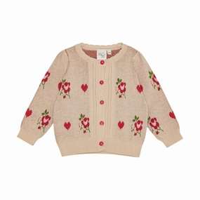 Floess Amelia Cardigan, Soft pink Fit For Travel Autumn Vibe