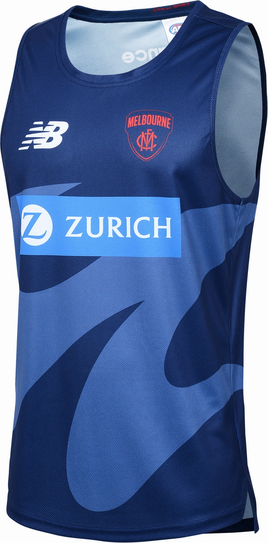 Friction Free Men's AFL Melbourne Demons Football Club 2025 Retail Training Singlet