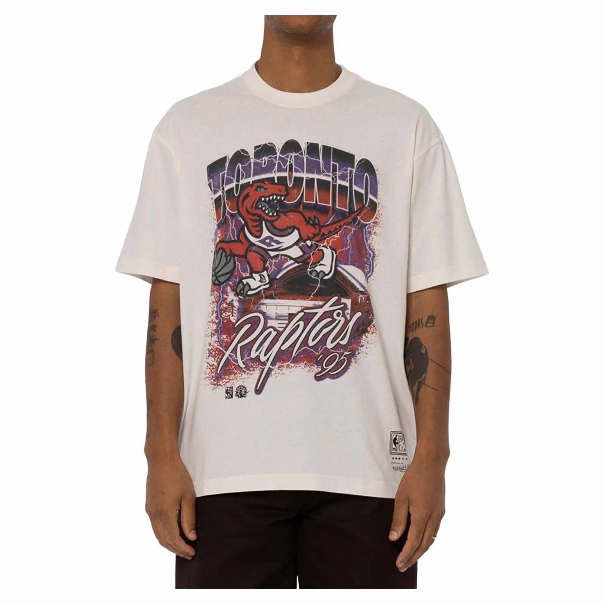 Vivid Pattern Men's NBA Toronto Raptors Three Decades Tee