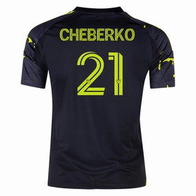 Game mode Non Restrictive Design adidas Columbus Crew Yevhen Cheberko Away Jersey 25/26 (Black/Yellow)