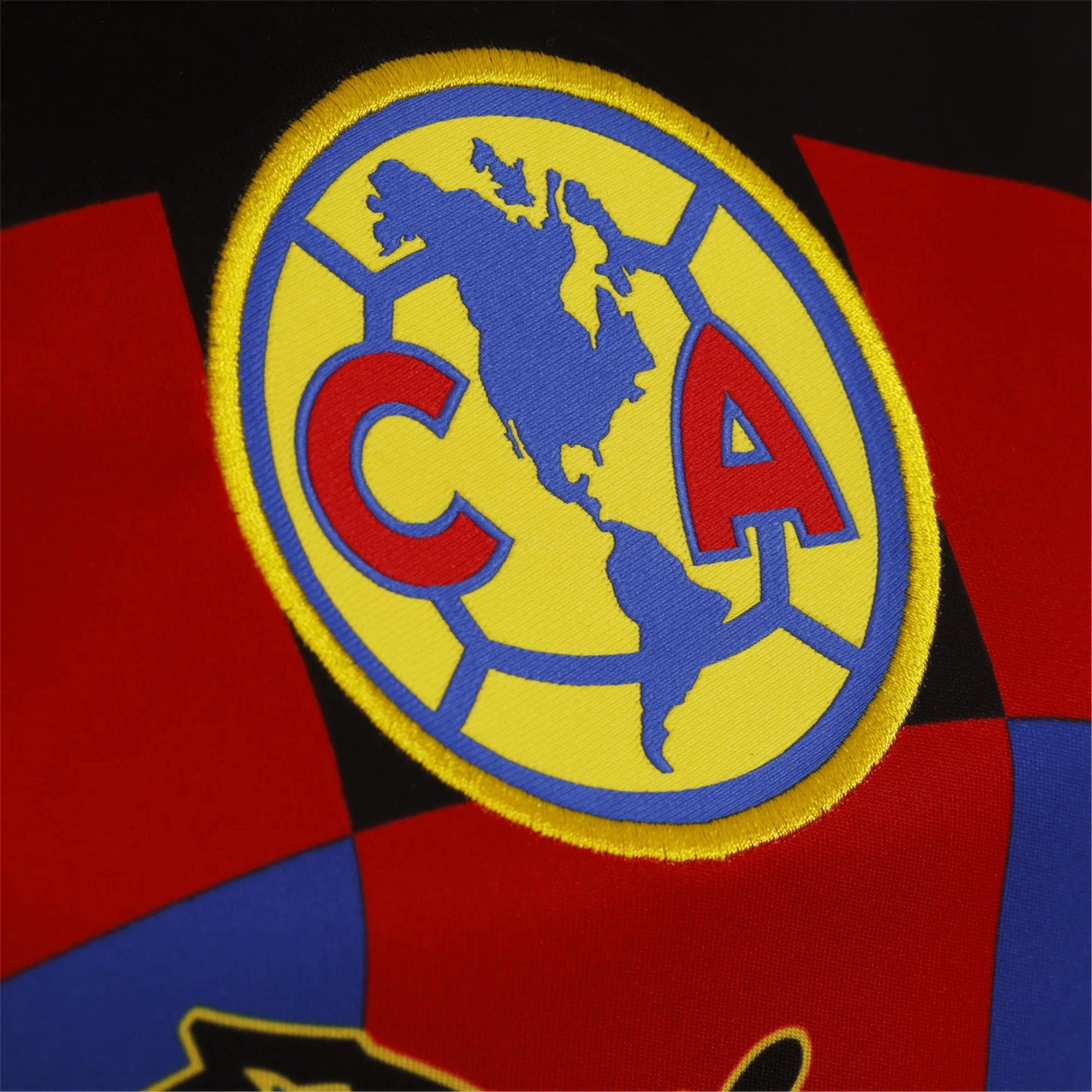 adidas Womens Club America Home Jersey 25/26 (Yellow High Collar Design Urban Run