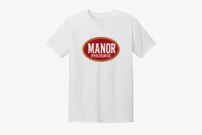 FourWayStretch Sharp Line Manor "Guaranteed Fresh" T-Shirt M - White