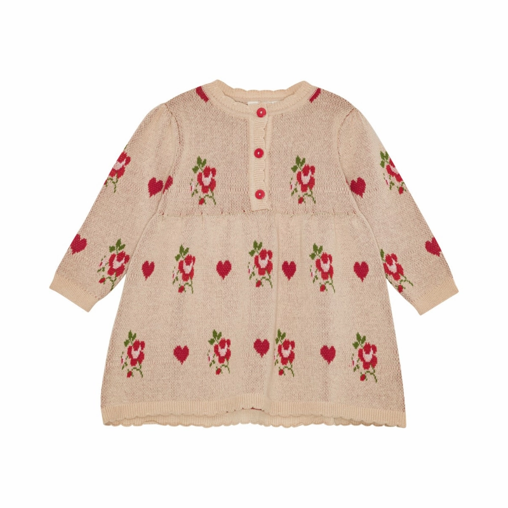 Fresh Form Urban Wear Floess Amelia Dress, Soft pink