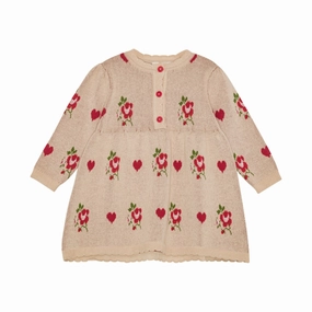Fresh Form Urban Wear Floess Amelia Dress, Soft pink