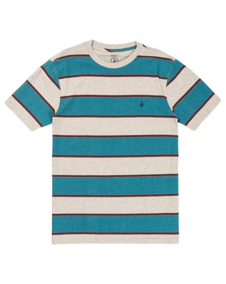 Volcom Bandstone Crew SS - Heather Grey StretchComfort Still Glow