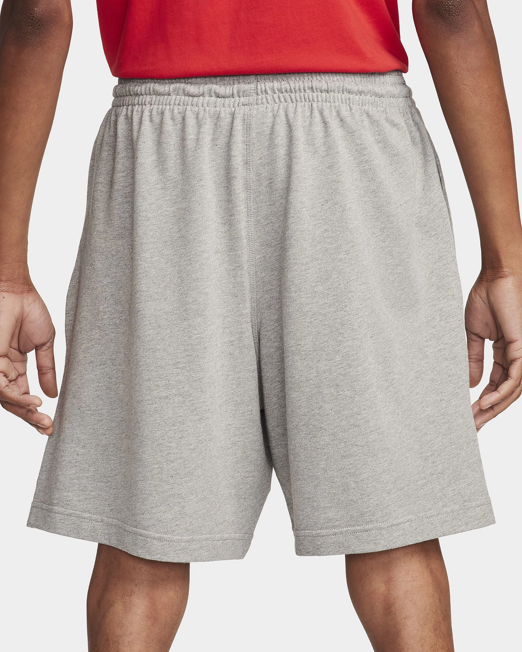 Athletic Look Unisex Design Knit Shorts
