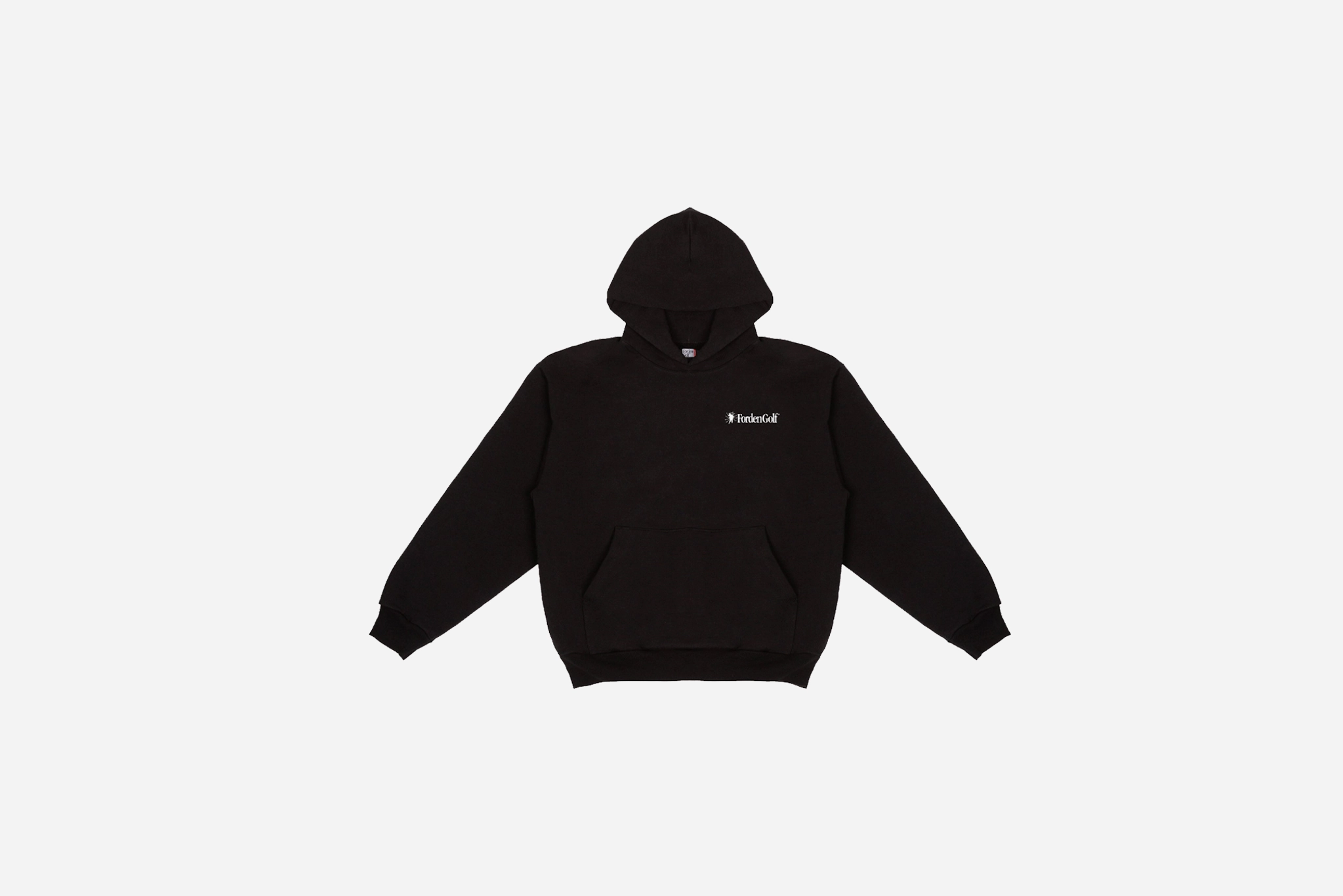 Durable Polyester Blend Soft Grip Forden Golf "Classic Hoodie" M - Black