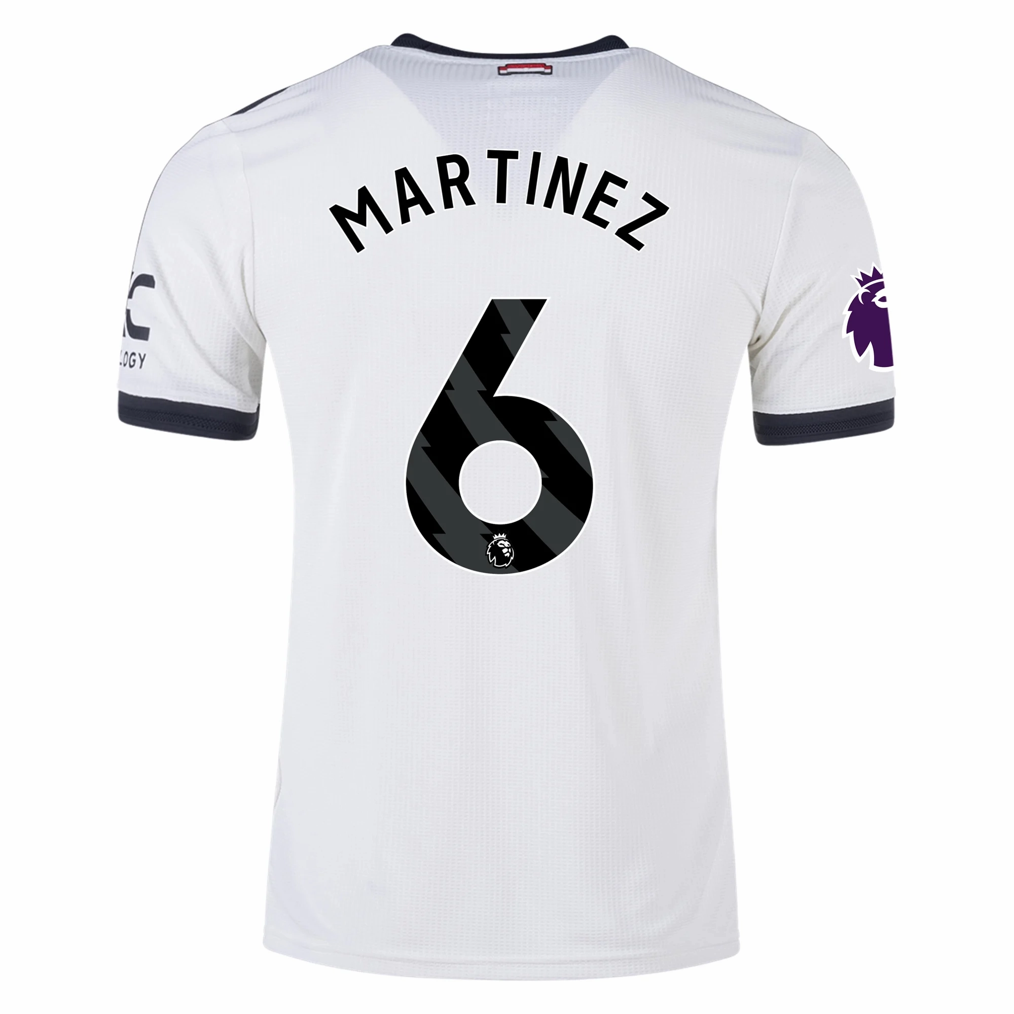 Heat Transfer Logos Strong Fabric adidas Manchester United Lisandro Martinez Authentic Third Jersey w/ EPL Patch 24/25 (Off White)