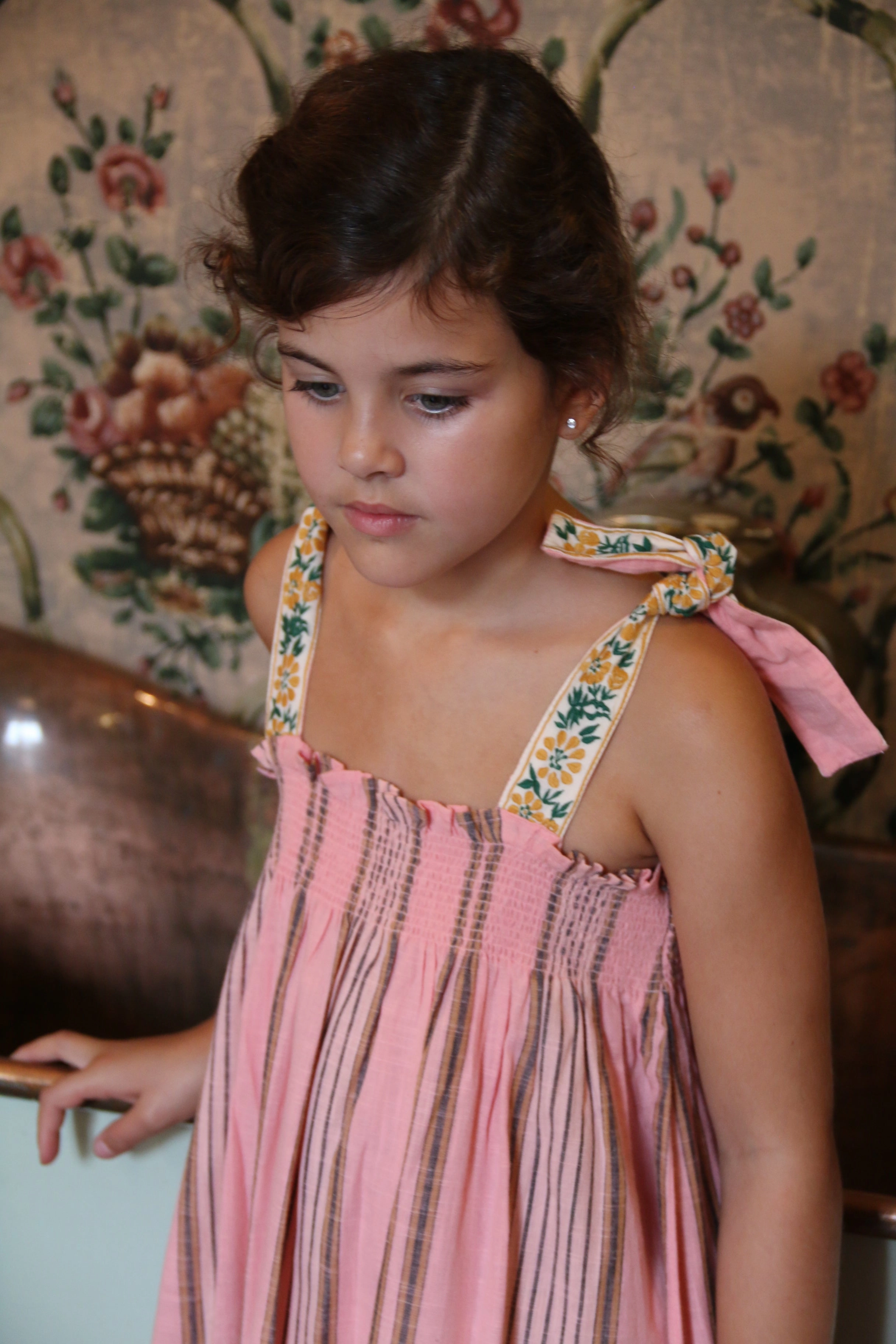 Bonjour Diary Skirt Dress, Transat Pink Stripe Climate-Adaptive
