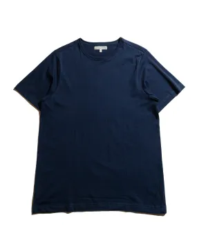 casual and comfortable Merz B. Schwanen 1950s Loopwheeled T-Shirt Ink Blue