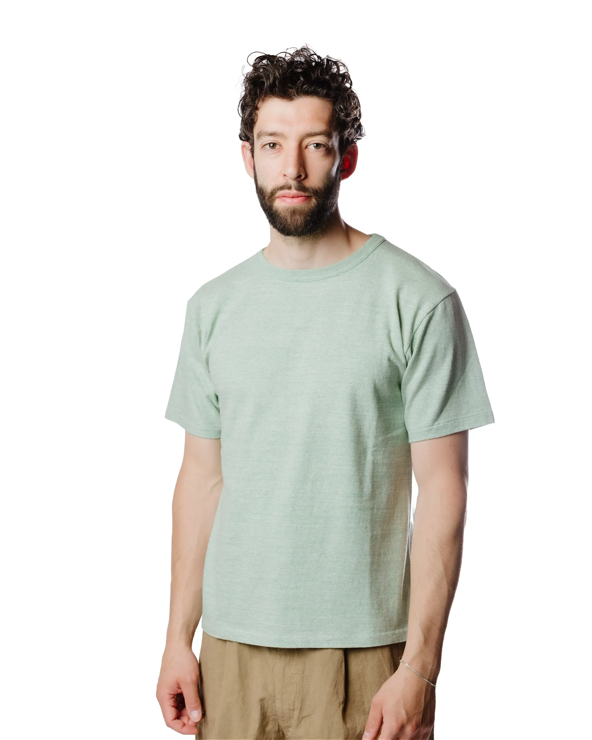 Anti Pilling Finish Trendy Style Sunray Sportswear Olowalu SS Green Marle