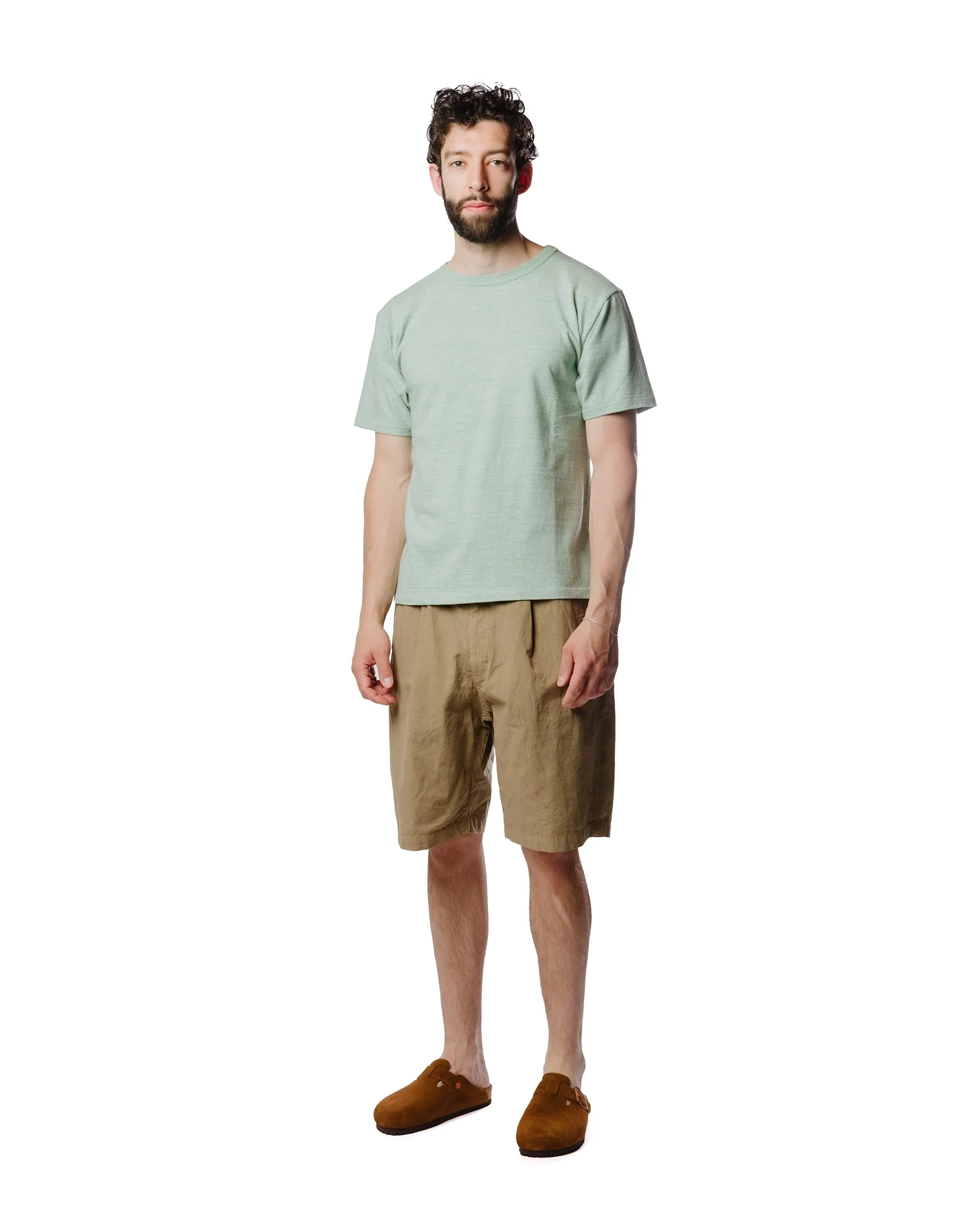RibbedNeckBanding Layered Collar Sunray Sportswear Olowalu SS Green Marle