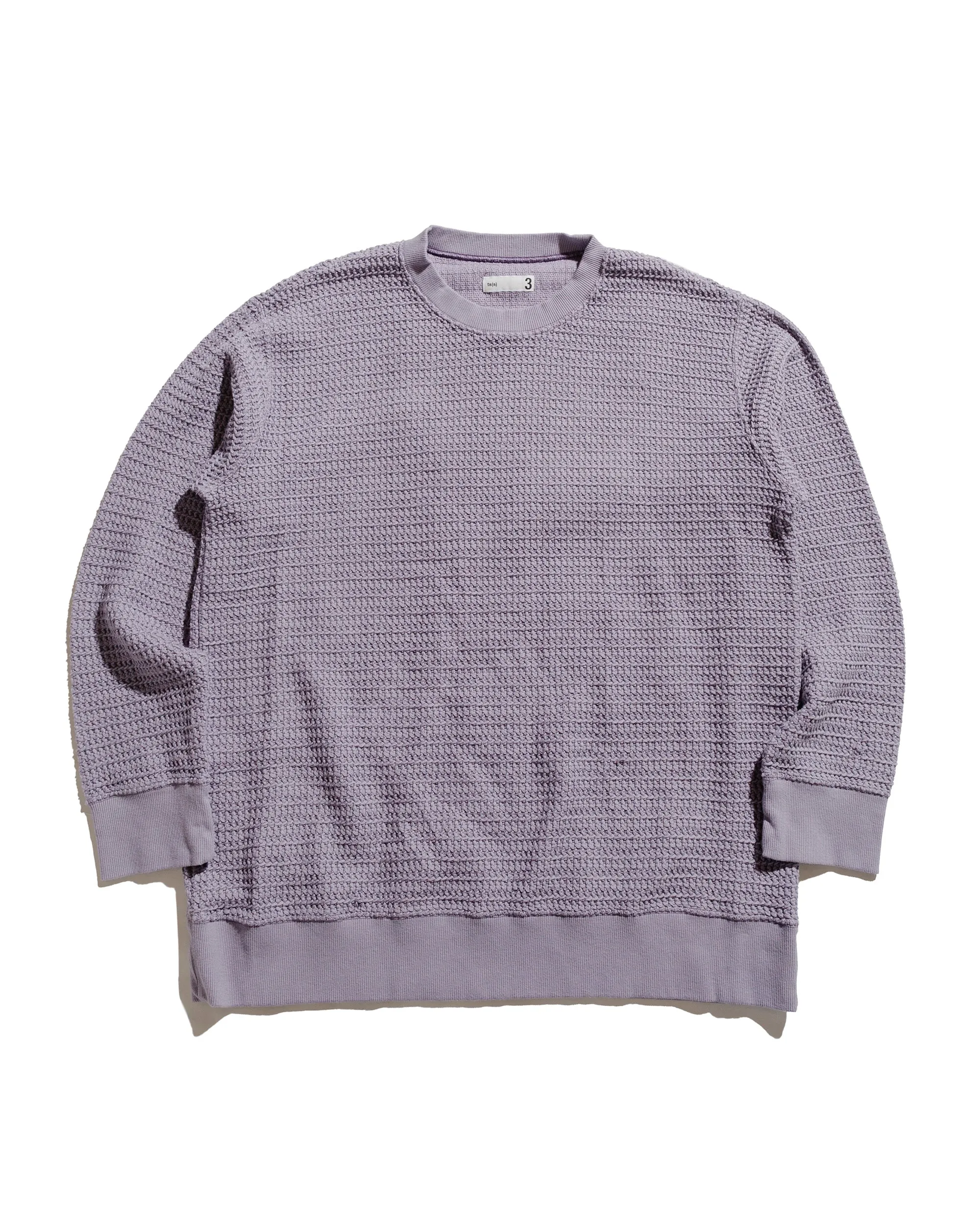 Daily Chic product packaging ts(s) Crew Neck Sweatshirt Cotton/Polyester Russell Knitting Jersey Lavender