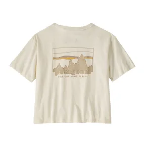 Womens Patagonia '73 Skyline Easy-Cut Responsibili-Tee Classic Sweater Casual Sweater