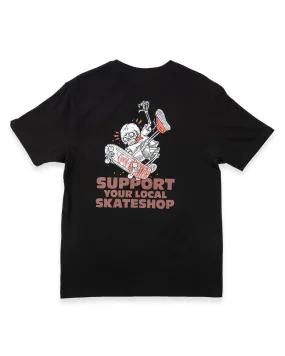 Skateshop Day SSD25 AS Colour Block Skeleton Tee - Black Casual Vibe OdorControlTech
