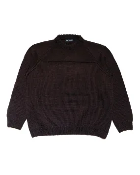 CASEY CASEY Mix Stitch Jumper Wooly Brown right for formal events