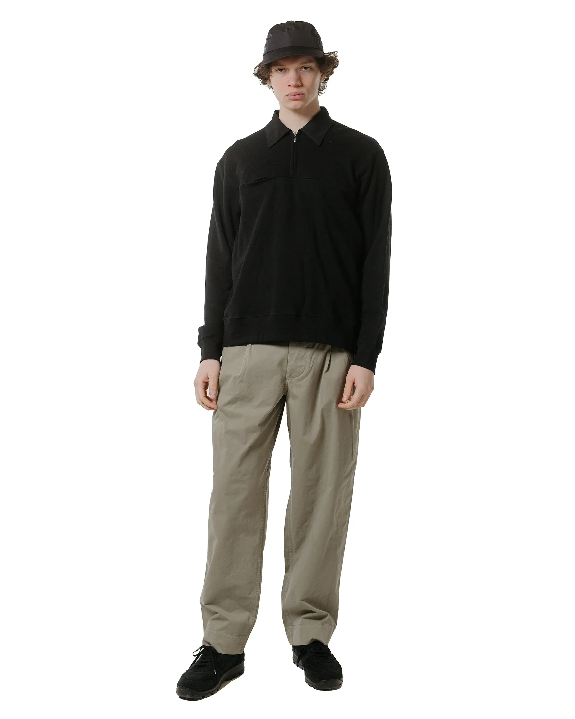 product ombre gradient Lady White Co. Anderson Quarter Zip Black