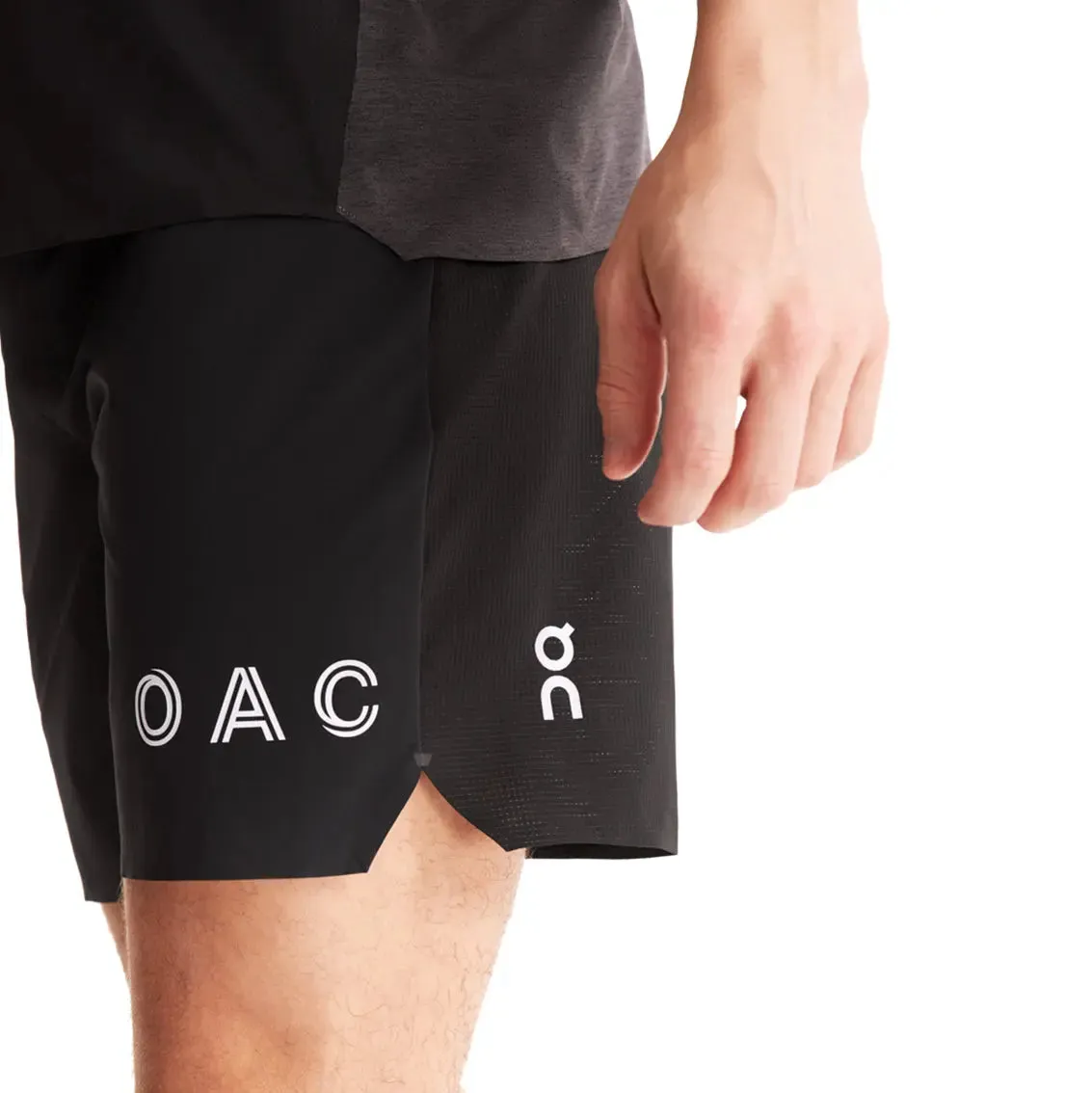 Mens On Running OAC Lightweight Shorts - Black Craft Edge DurableThreadwork