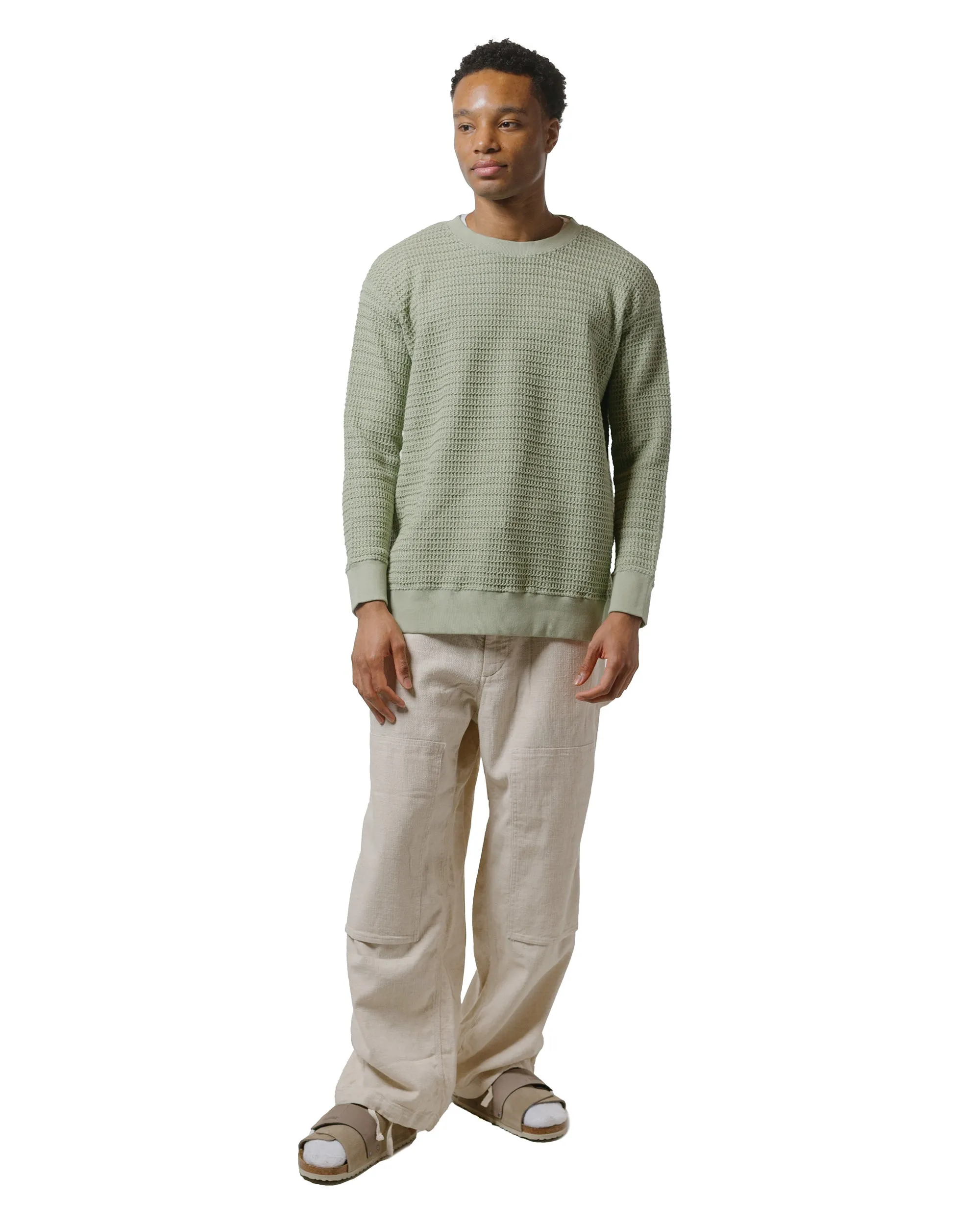 Timeless Layer Timeless Hoodie ts(s) Crew Neck Sweatshirt Cotton/Polyester Russell Knitting Jersey Pistachio