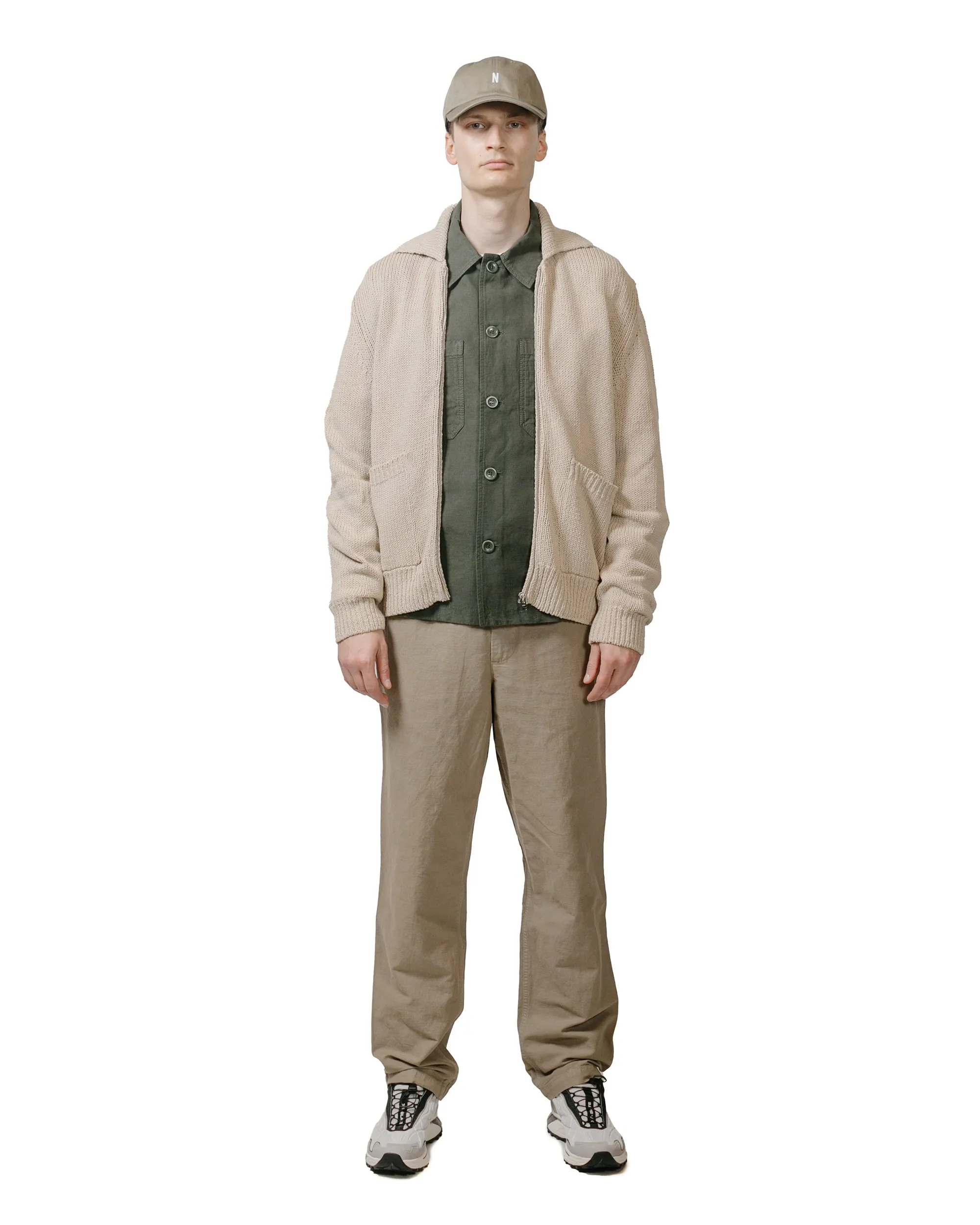 product loop stability Norse Projects Erik Cotton Jacket Tan