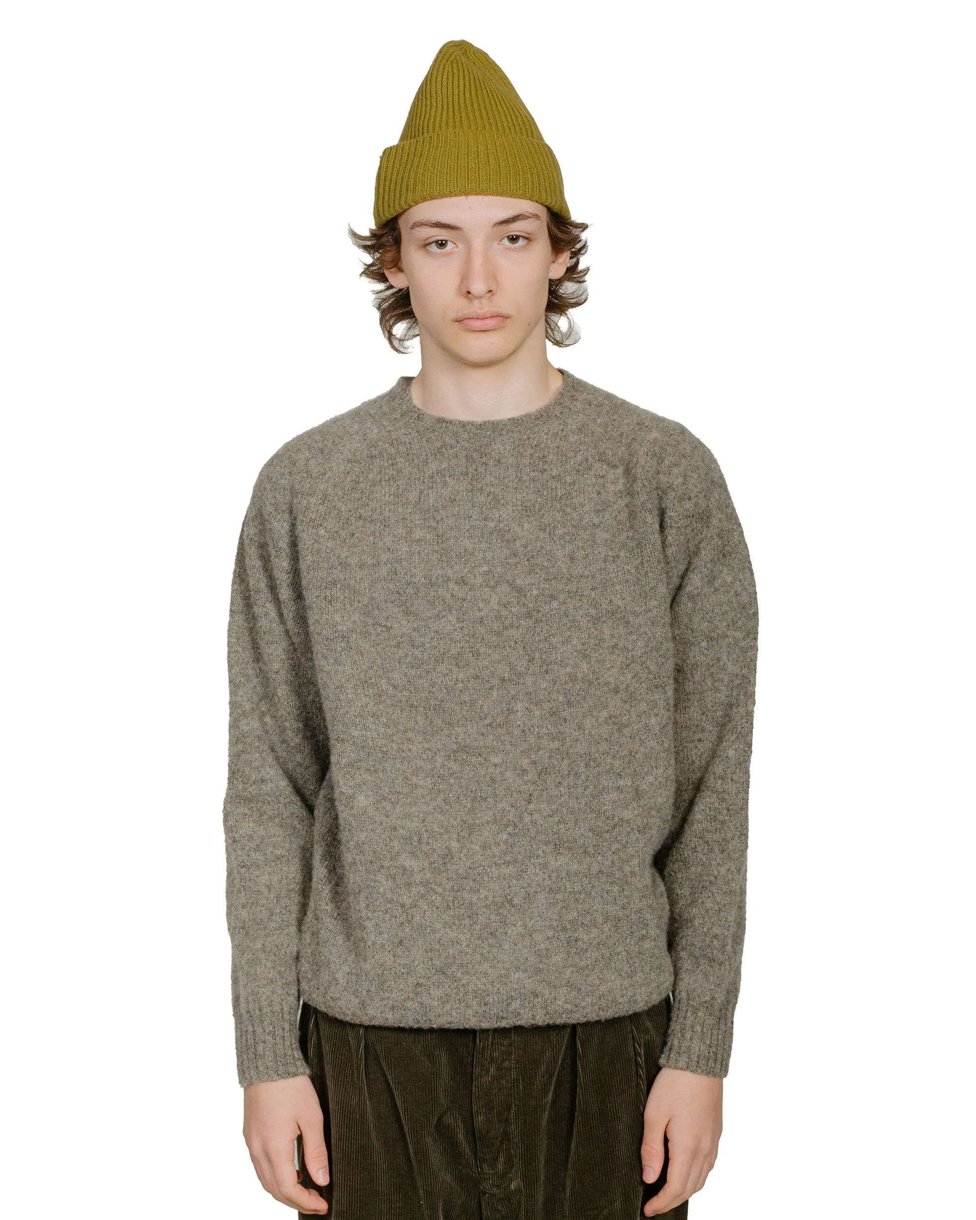 Lost & Found Shaggy Sweater Oyster Timeless Sporty Casual tops