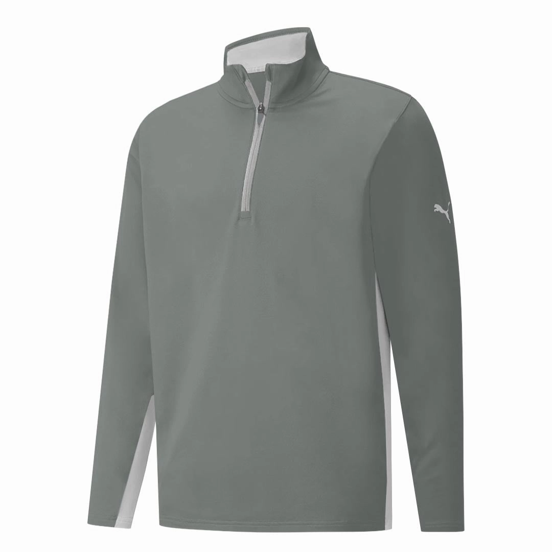 Directional Vent Patterns Puma - Men's Gamer Golf 1/4 Zip Pull Over Sweater (599127 20)