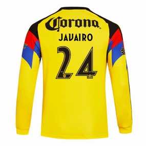 adidas Javairo Club Am??rica 25/26 Long Sleeve Home Jersey (Yellow) Walk Friendly