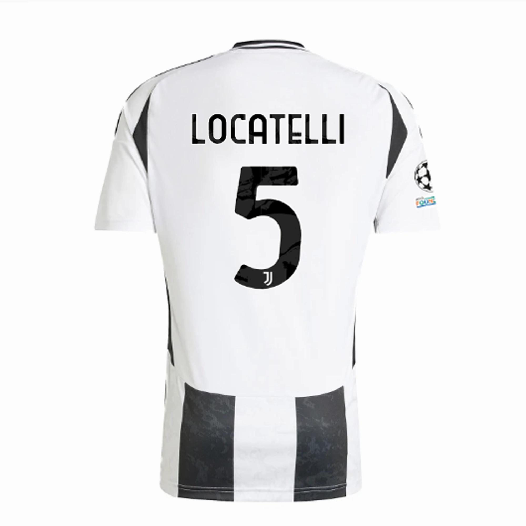 Versatile Outfit Lightweight Thermal Fabric adidas Juventus Authentic Manuel Locatelli Home Jersey w/ Champions League   Copa Italia Patches 24/25 (White/Black)