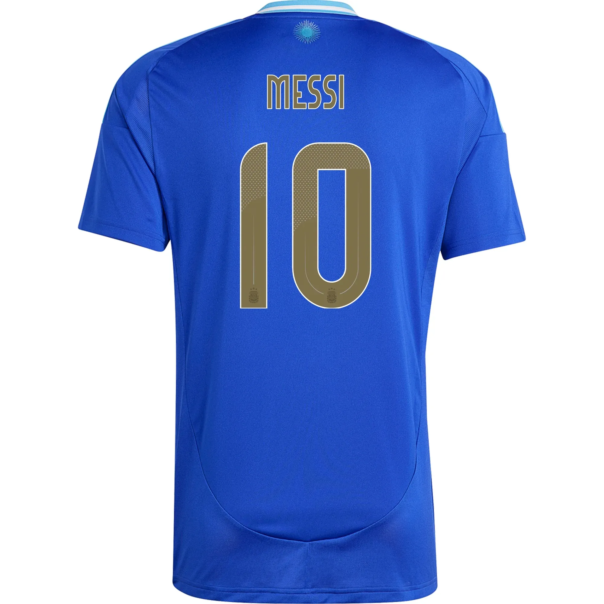 adidas Argentina Lionel Messi Away Jersey 24/25 (Lucid Blue/Blue Burst) All Day Comfort Fit