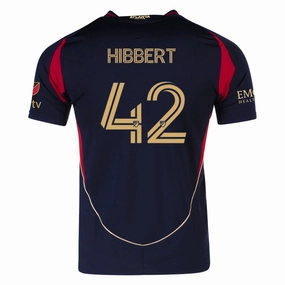 Speed Comfort adidas Jayden Hibbert Atlanta United Authentic Home Jersey w/ MLS Patches 25/26 (Red/Black)