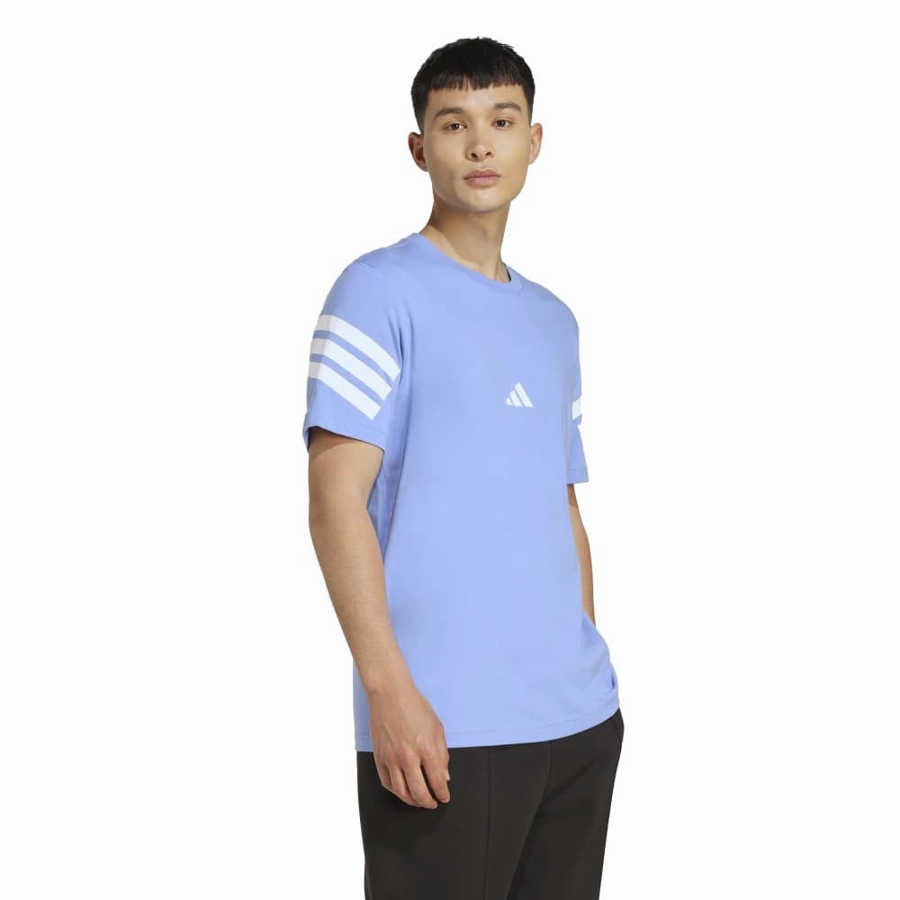 Microfiber texture Minimal Fashion Future Icons 3-Stripes T-Shirt