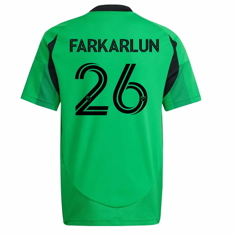 adidas Austin FC Bryant "Jimmy" Farkarlun Home Jersey 25/26 (Real Green) Athletic Wear Athletic Form