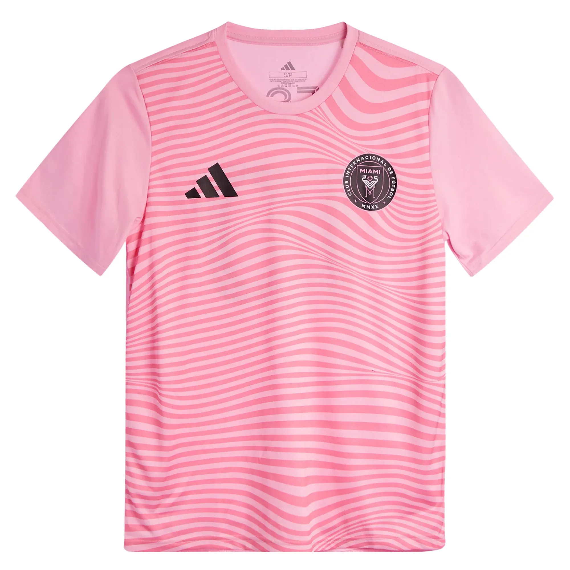 High Collar Design adidas Inter Miami Messi Name & Number Jersey Shirt (True Pink)