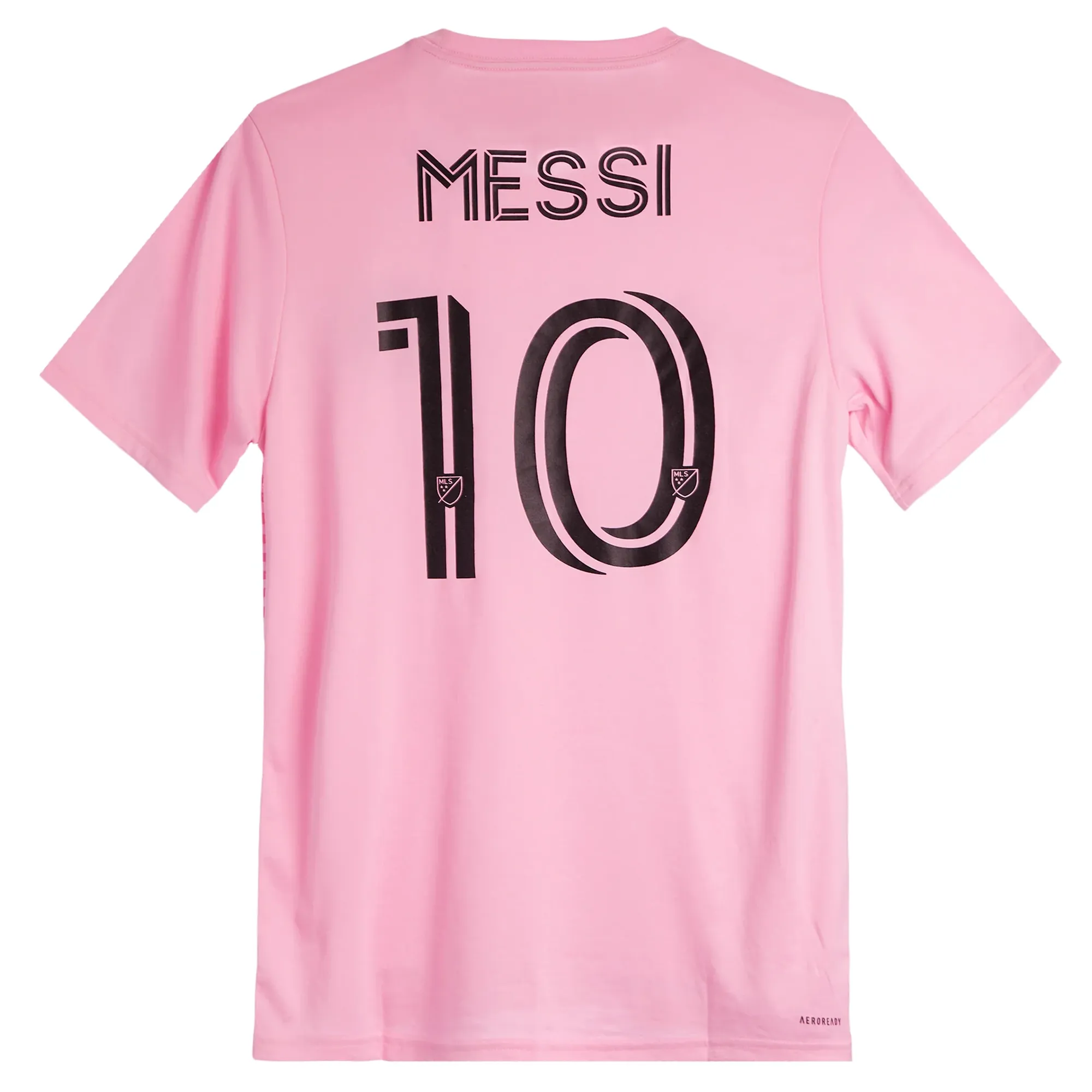 Moisture Wicking Textile Technology Moisture wicking adidas Inter Miami Messi Name & Number Jersey Shirt (True Pink)