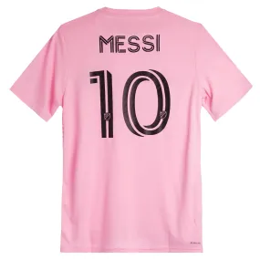 Moisture Wicking Textile Technology Moisture wicking adidas Inter Miami Messi Name & Number Jersey Shirt (True Pink)