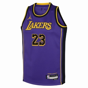 Performance Gear Junior's NBA Los Angeles Lakers Lebron James 2022/23 Statement Swingman Jersey