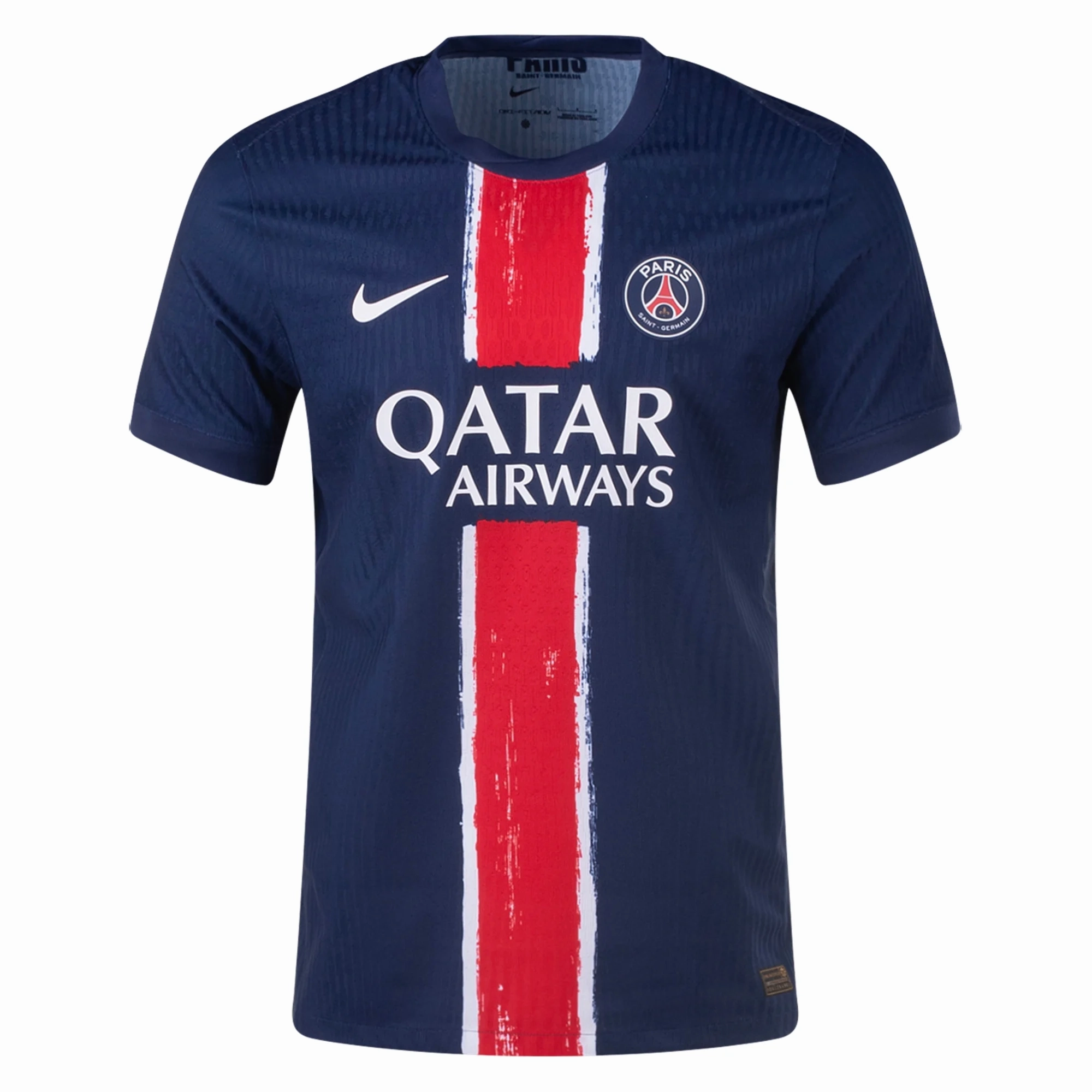 Nike Paris Saint-Germain Match Authentic Lucas Beraldo Home Jersey 24/25 (Midnight Navy/White) Ventilated Side Gussets Moisture wicking
