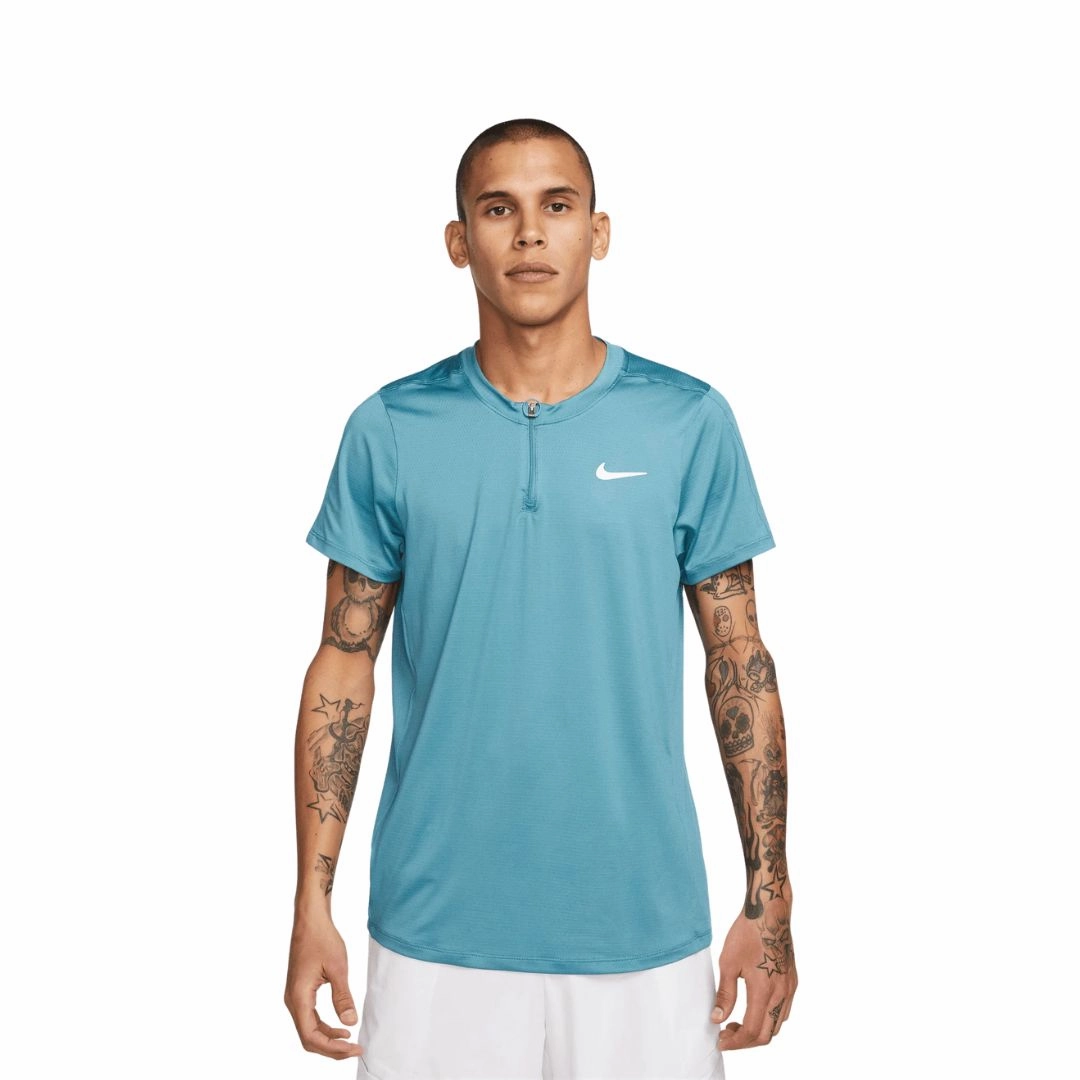 Breathable Fit Wear UV Protection Fabric Court Dri-FIT Advantage Tennis Polo T-shirt