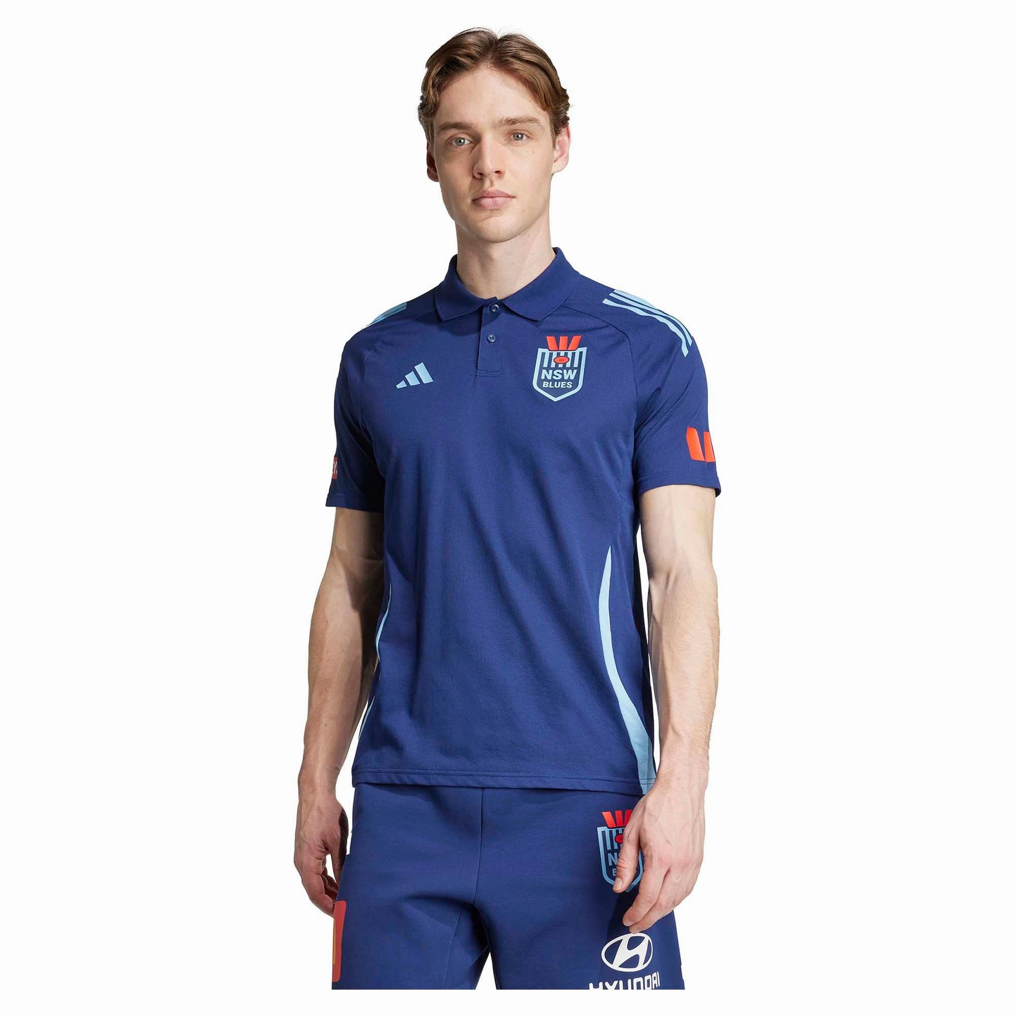 Men's State Of Origin New South Wales Polo Slim Fit Contour Design Fast Release Moisture