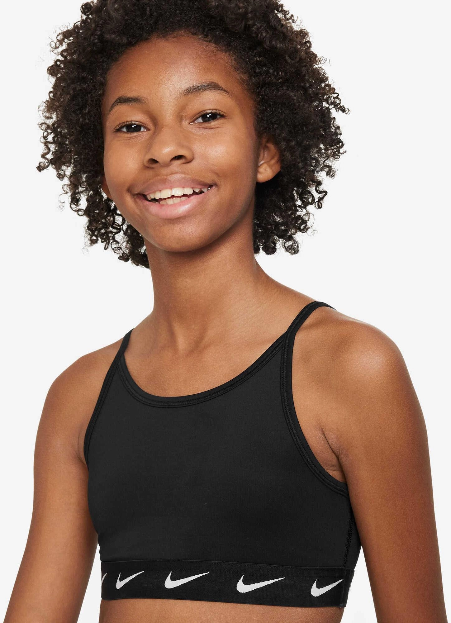 Brushed Inner Layer Girl's One Sports Bra Relaxed Fit