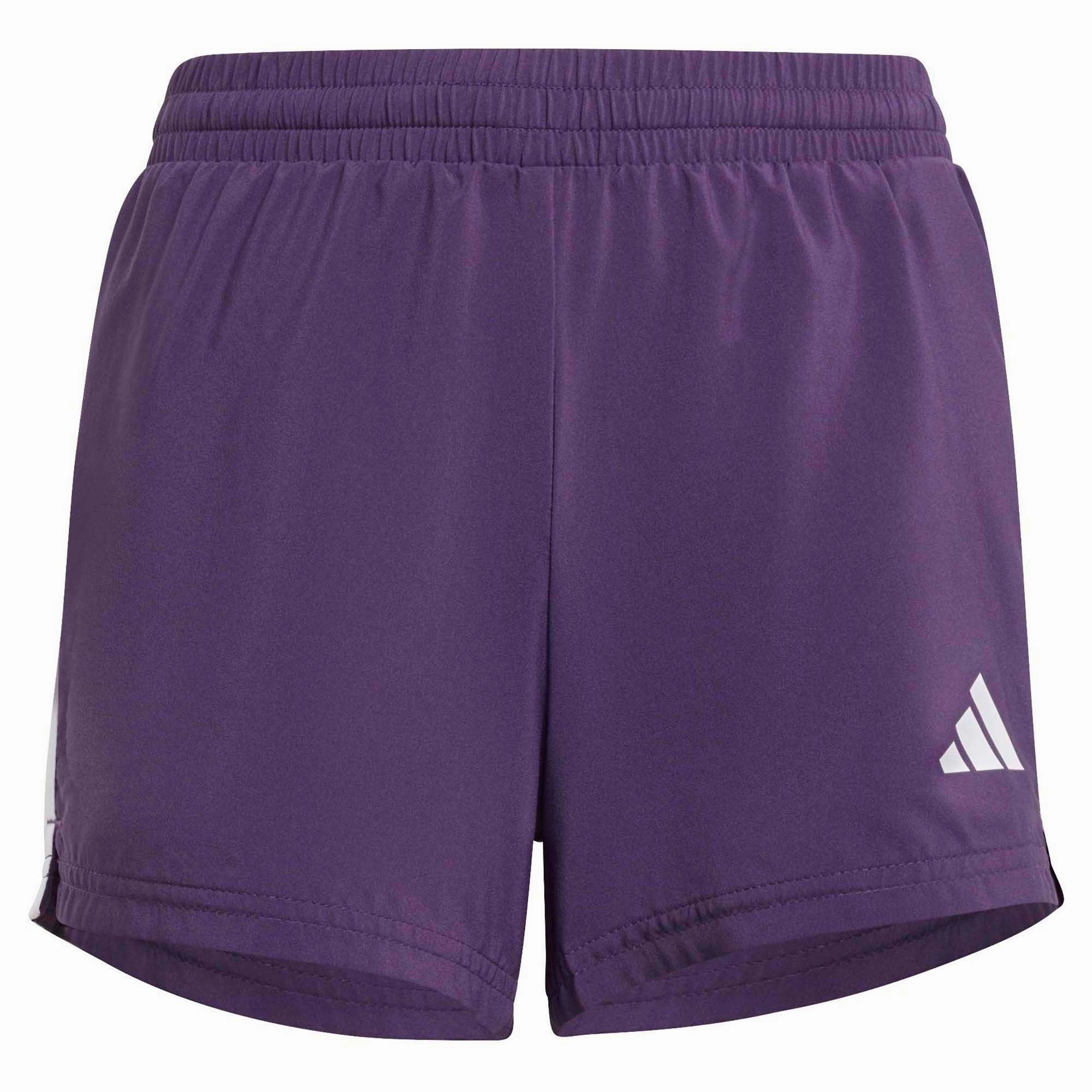 Stretch Fit Dynamic Flex Zones Girls' Train Essentials 3-Stripes Shorts
