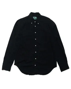 Wedding guest Mountain Retreat Gitman Vintage Bros. Black Overdye Oxford Long Sleeve