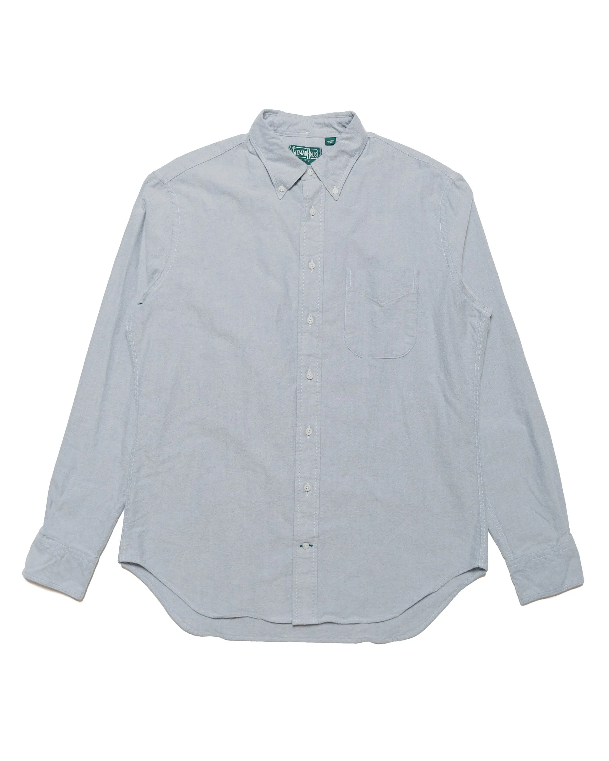 Athleisure Wear Gitman Vintage Bros. Navy Brushed Fall Oxford