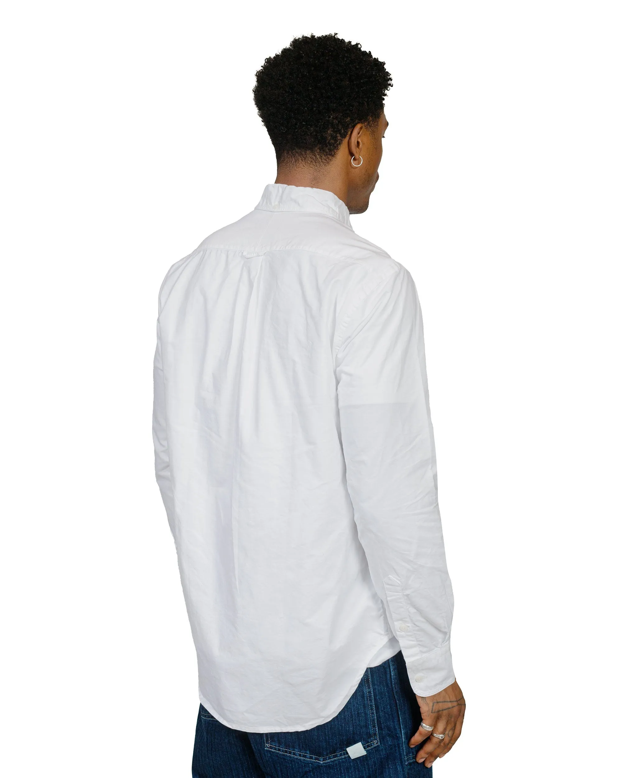 Gitman Vintage Bros. White Oxford Long Sleeve Tagless Design