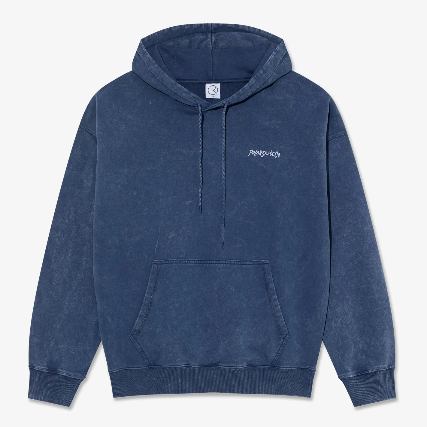 Hygienic Finish Sophisticated Style Acid Surf Logo Hoodie (Dark Blue)